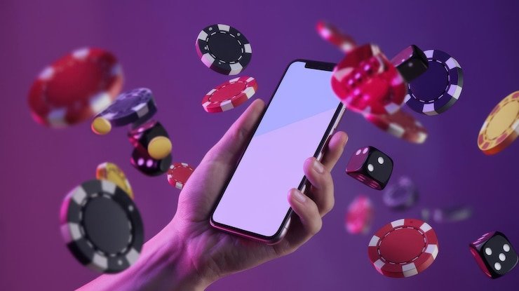 Penggunaan smartphone untuk mengatur batas dan memilih opsi bermain yang bertanggung jawab